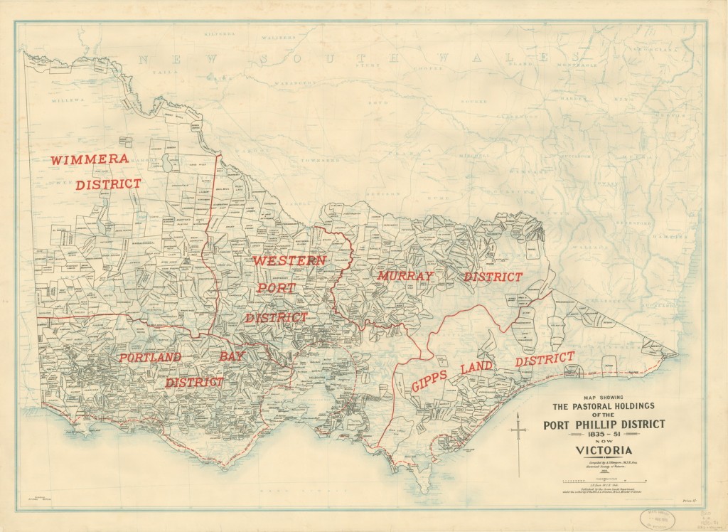 Pastoral Holdings, Victoria 1835-1851
