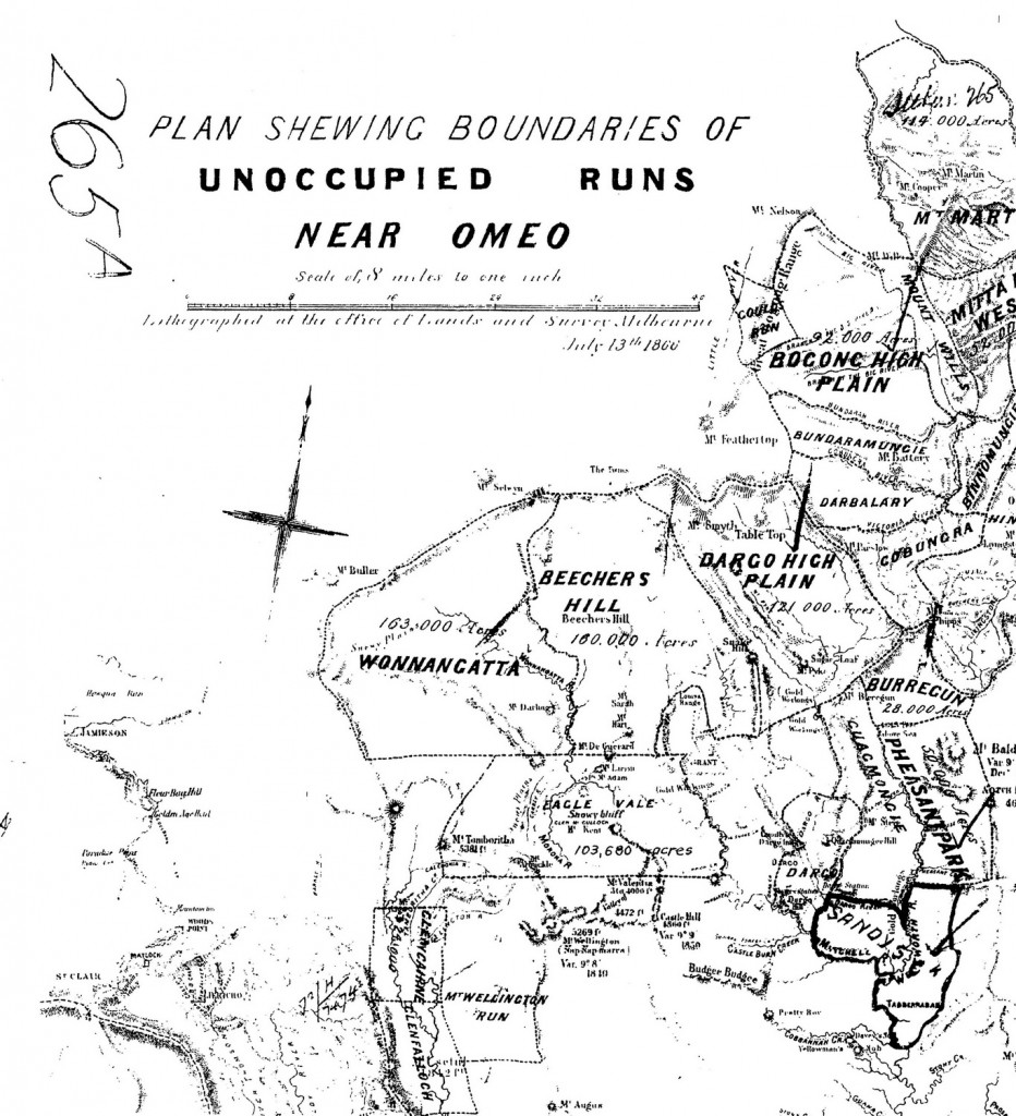Unoccupied Runs 1866